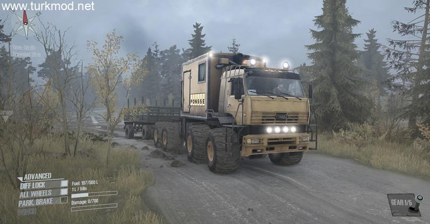 Mudrunner - Kamaz Polar Forwarder – Envelope Mudrunner - Kamaz Polar Forwarder – Envelope