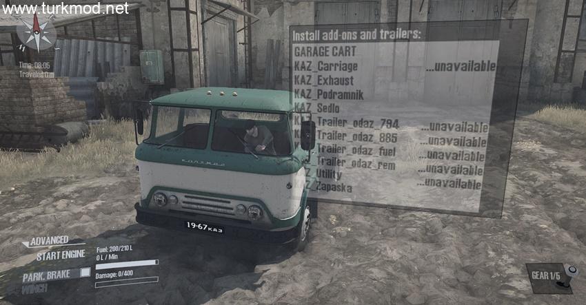Mudrunner - Kaz 608 Truck Screenshot