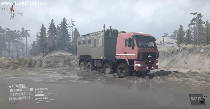 Mudrunner - MAZ-6516B9 8×8 Truck Mudrunner - MAZ-6516B9 8×8 Truck