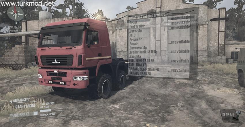 Mudrunner - MAZ-6516B9 8×8 Truck Mudrunner - MAZ-6516B9 8×8 Truck