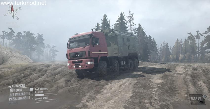 Mudrunner - MAZ-6516B9 8×8 Truck Mudrunner - MAZ-6516B9 8×8 Truck